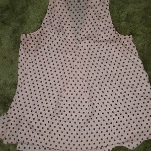 Polka dot pink shirt